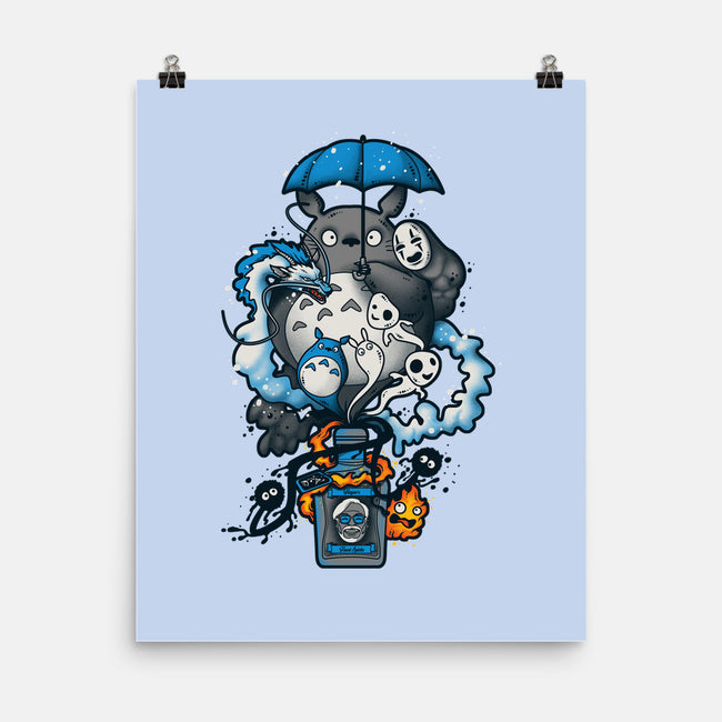 Bottled Spirits-none matte poster-Letter_Q