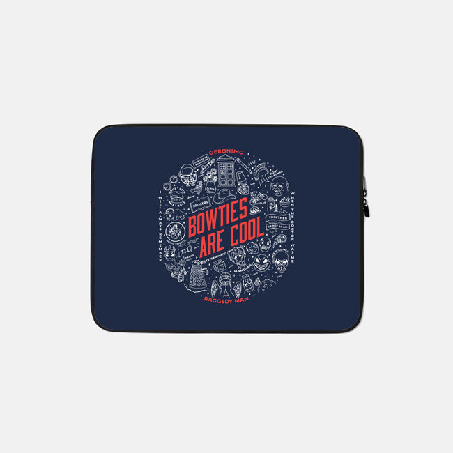Bowties are Cool-none zippered laptop sleeve-dmh2create