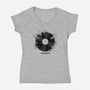 Break the Record-womens v-neck tee-jun087