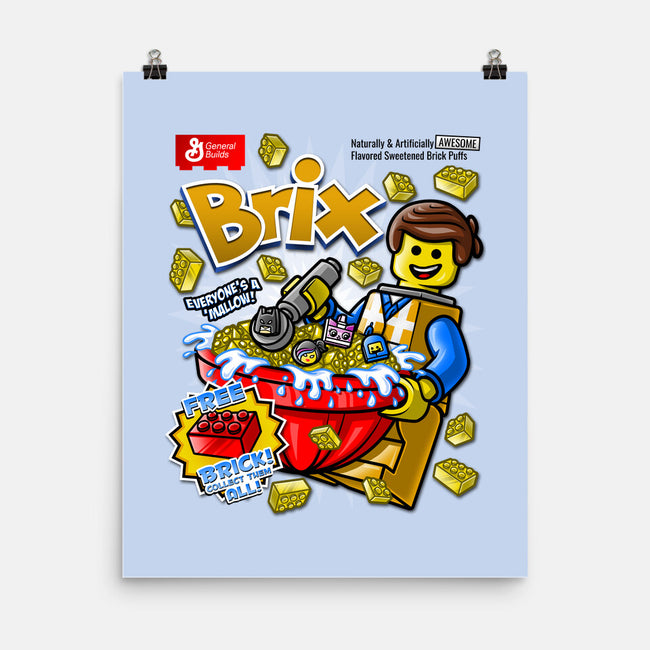 Brix Cereal-none matte poster-Punksthetic