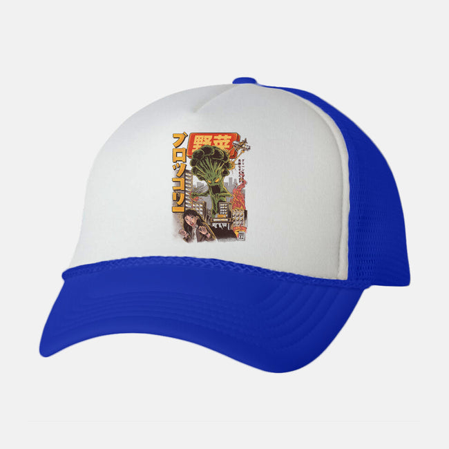 Broccozilla-unisex trucker hat-ilustrata