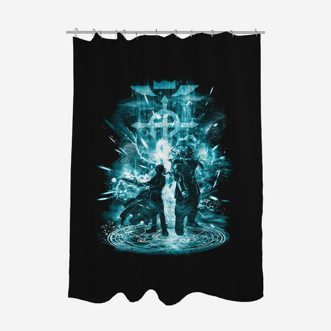Brotherhood Storm-none polyester shower curtain-kharmazero