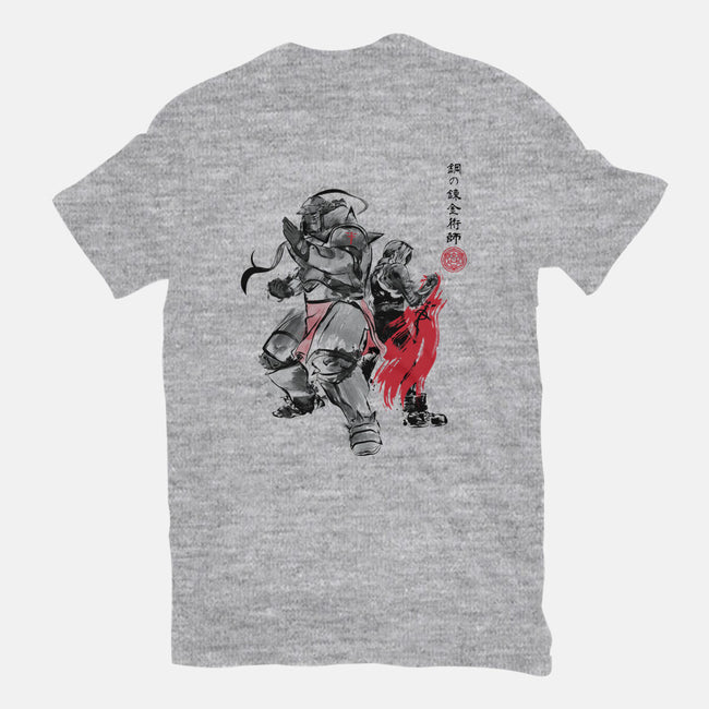 Brotherhood Sumi-e-youth basic tee-DrMonekers