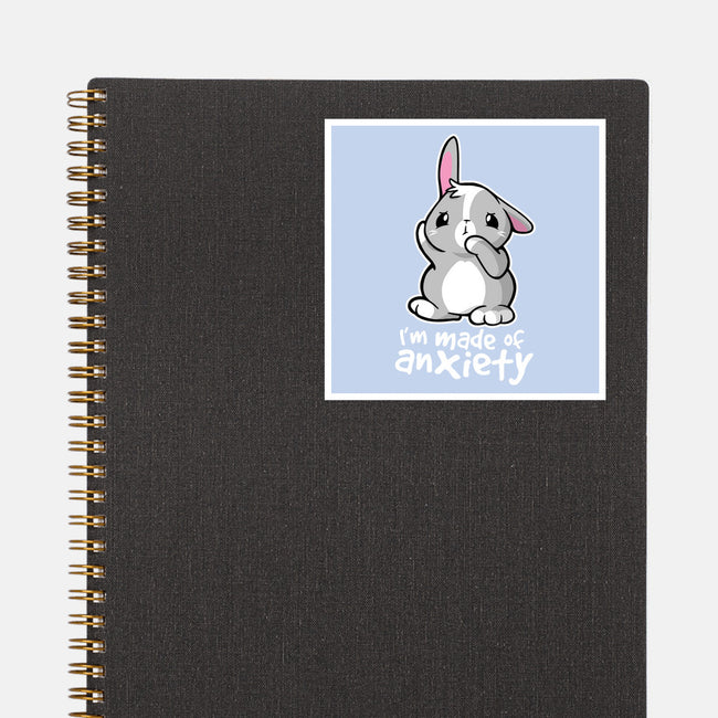 Bunny Anxiety-none glossy sticker-NemiMakeit
