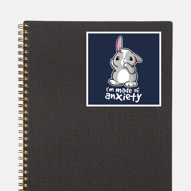 Bunny Anxiety-none glossy sticker-NemiMakeit