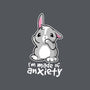 Bunny Anxiety-none beach towel-NemiMakeit