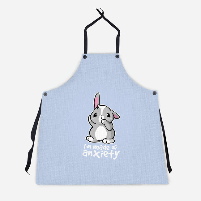 Bunny Anxiety-unisex kitchen apron-NemiMakeit