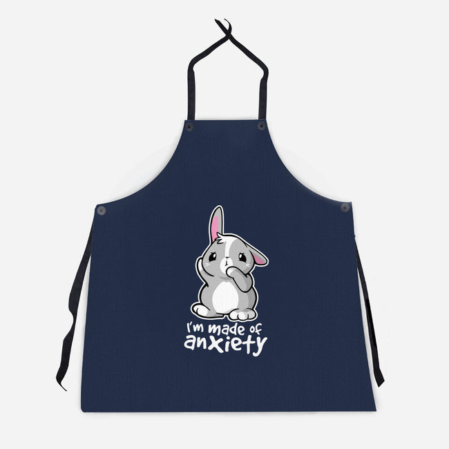 Bunny Anxiety-unisex kitchen apron-NemiMakeit