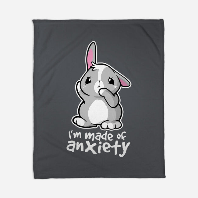 Bunny Anxiety-none fleece blanket-NemiMakeit