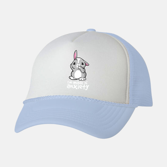 Bunny Anxiety-unisex trucker hat-NemiMakeit