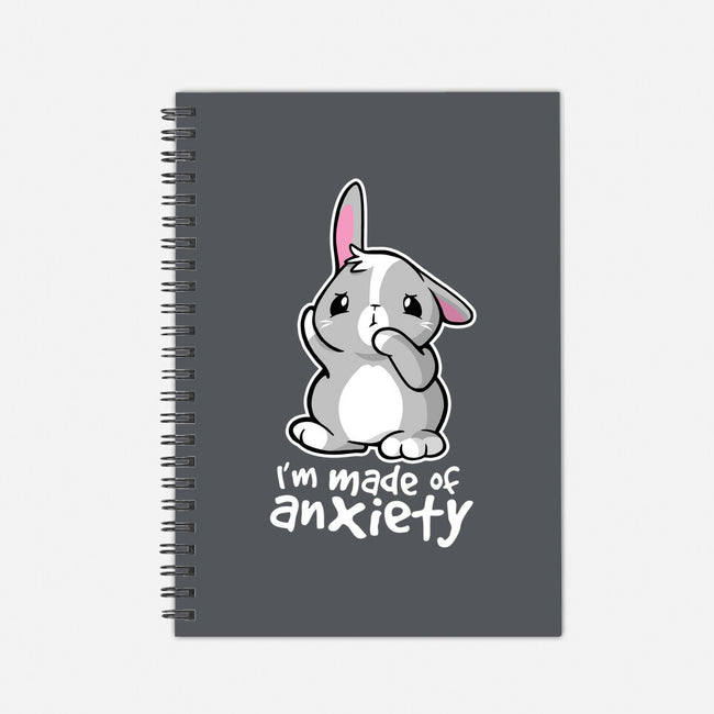 Bunny Anxiety-none dot grid notebook-NemiMakeit