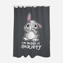 Bunny Anxiety-none polyester shower curtain-NemiMakeit
