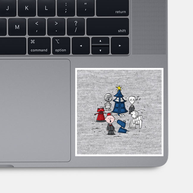 A Charlie Who Christmas-none glossy sticker-Fishbiscuit