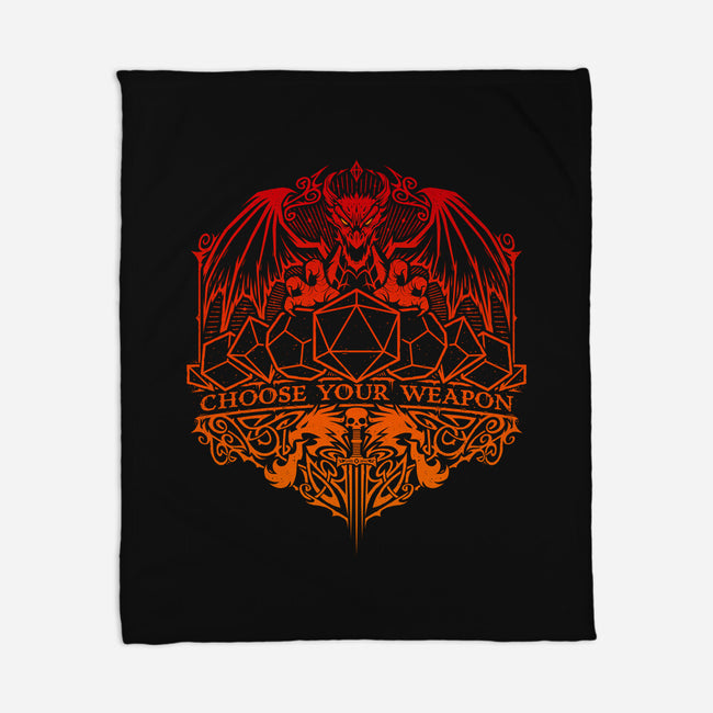 A Critical Choice-none fleece blanket-StudioM6
