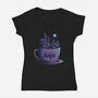 A Cup of Magic-womens v-neck tee-eduely