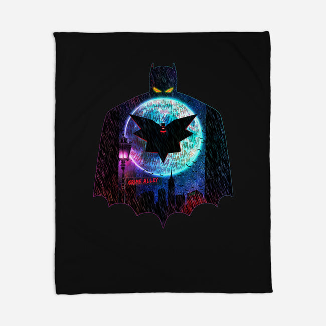 A Dark Night Of Laughter-none fleece blanket-danielmorris1993