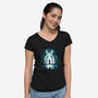 A Light In The Dark-womens v-neck tee-alemaglia