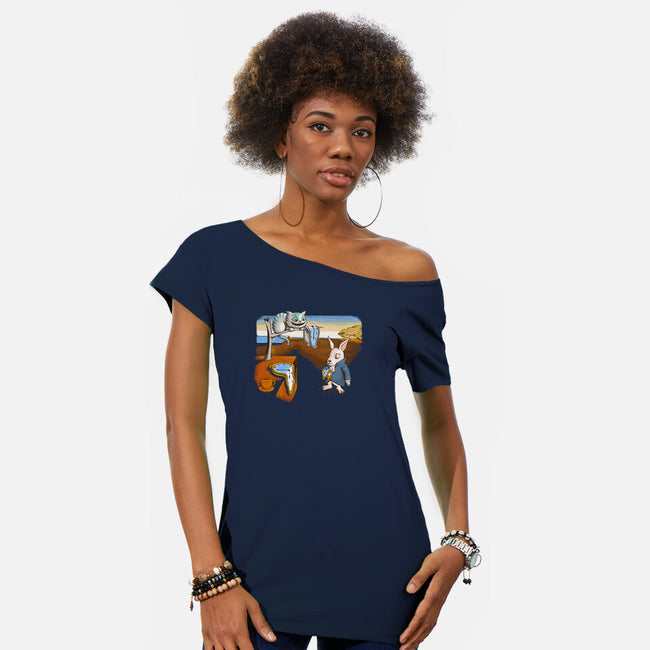 A Matter of Time-womens off shoulder tee-IdeasConPatatas