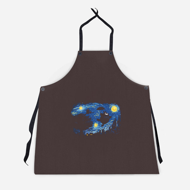 A Night for Spirits-unisex kitchen apron-queenmob