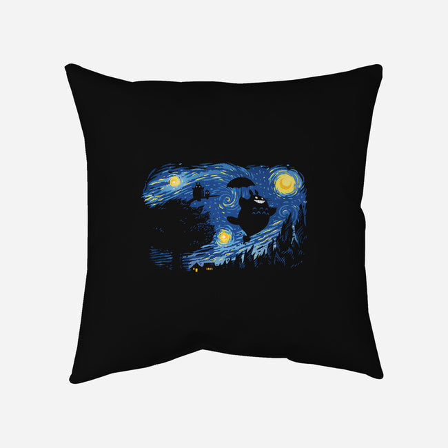 A Night for Spirits-none removable cover w insert throw pillow-queenmob