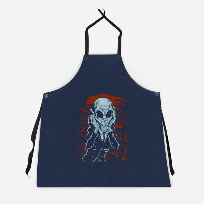 A Scream of Silence-unisex kitchen apron-jkilpatrick