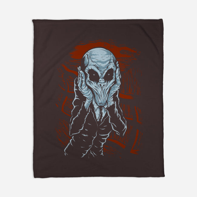 A Scream of Silence-none fleece blanket-jkilpatrick