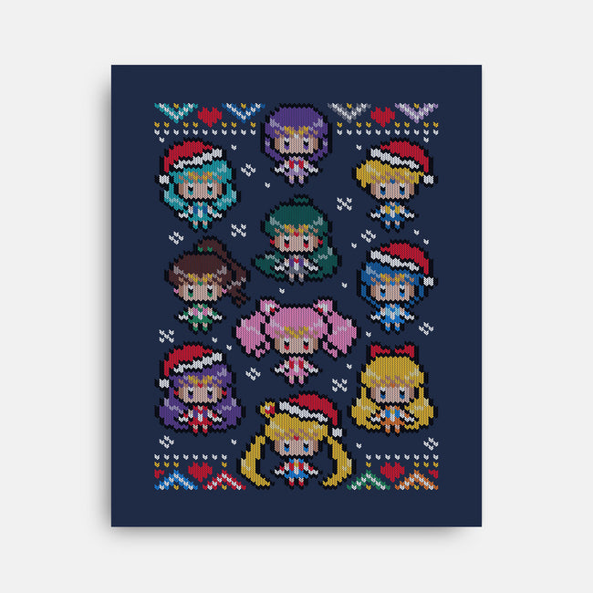 A Senshi Family Christmas-none stretched canvas-GillesBone