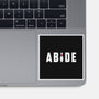 Abide-none glossy sticker-lunchboxbrain