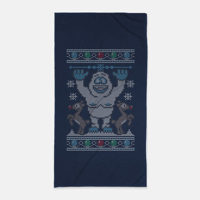 Abominable Bounce-none beach towel-jrberger
