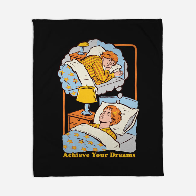 Achieve Your Dreams-none fleece blanket-Steven Rhodes