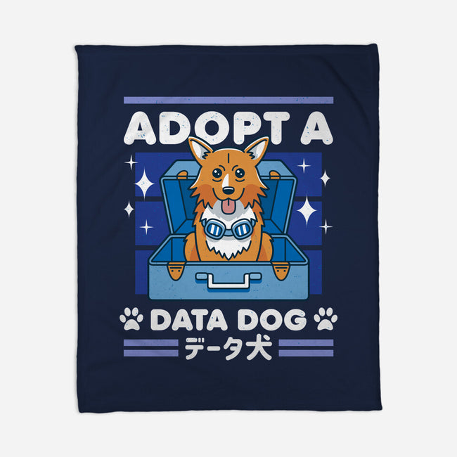 Adopt a Data Dog-none fleece blanket-adho1982