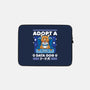 Adopt a Data Dog-none zippered laptop sleeve-adho1982