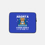 Adopt a Data Dog-none zippered laptop sleeve-adho1982