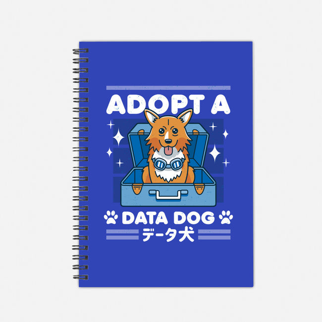 Adopt a Data Dog-none dot grid notebook-adho1982