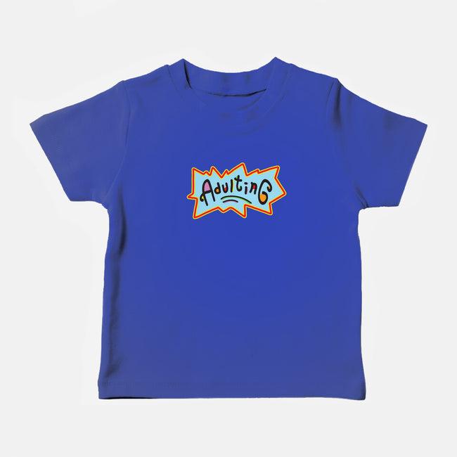 Adulting-baby basic tee-FreshFleur