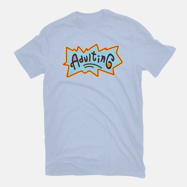 Adulting-unisex basic tee-FreshFleur
