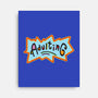 Adulting-none stretched canvas-FreshFleur