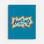 Adulting-none stretched canvas-FreshFleur