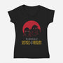 Adventures of FemShep-womens v-neck tee-Cattoc_C