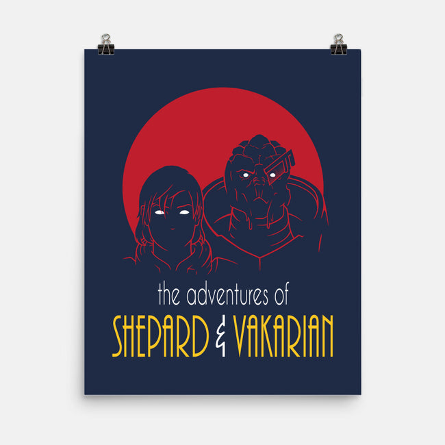 Adventures of FemShep-none matte poster-Cattoc_C
