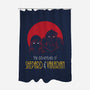 Adventures of FemShep-none polyester shower curtain-Cattoc_C