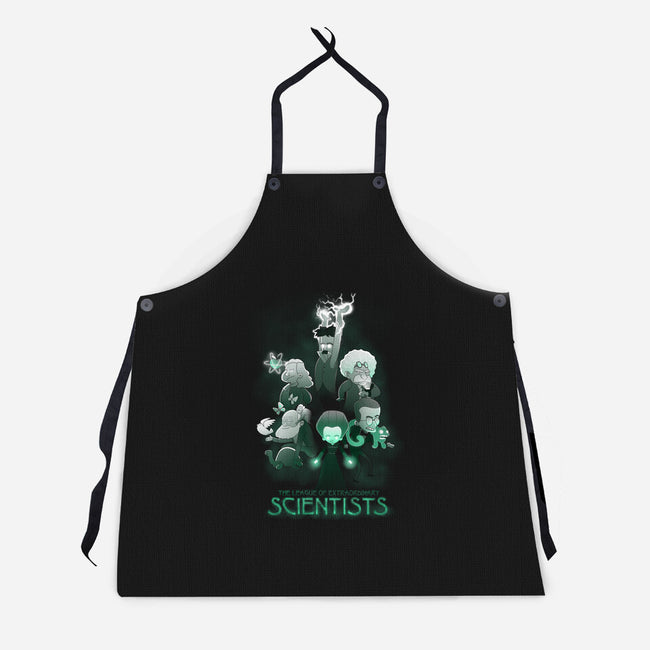 Ahead of Their Time-unisex kitchen apron-queenmob