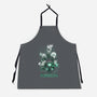 Ahead of Their Time-unisex kitchen apron-queenmob