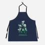 Ahead of Their Time-unisex kitchen apron-queenmob