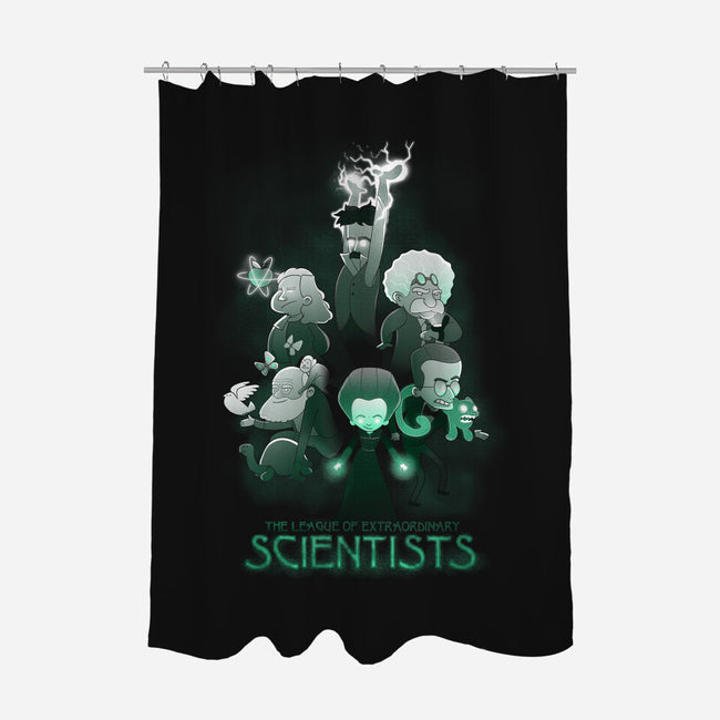 Ahead of Their Time-none polyester shower curtain-queenmob