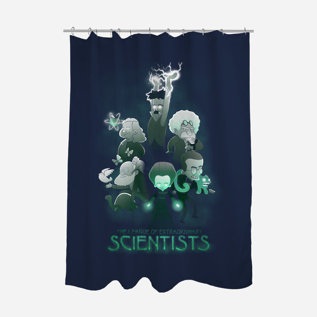 Ahead of Their Time-none polyester shower curtain-queenmob
