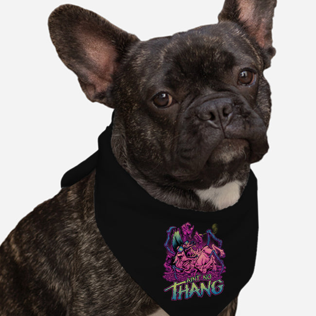 Ain't No Thang-dog bandana pet collar-BeastPop
