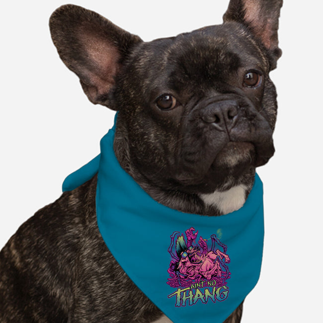 Ain't No Thang-dog bandana pet collar-BeastPop