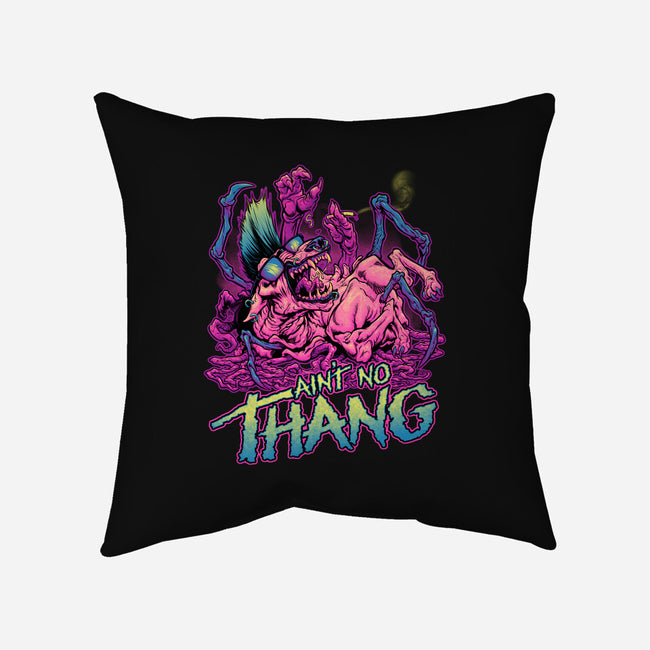Ain't No Thang-none removable cover throw pillow-BeastPop