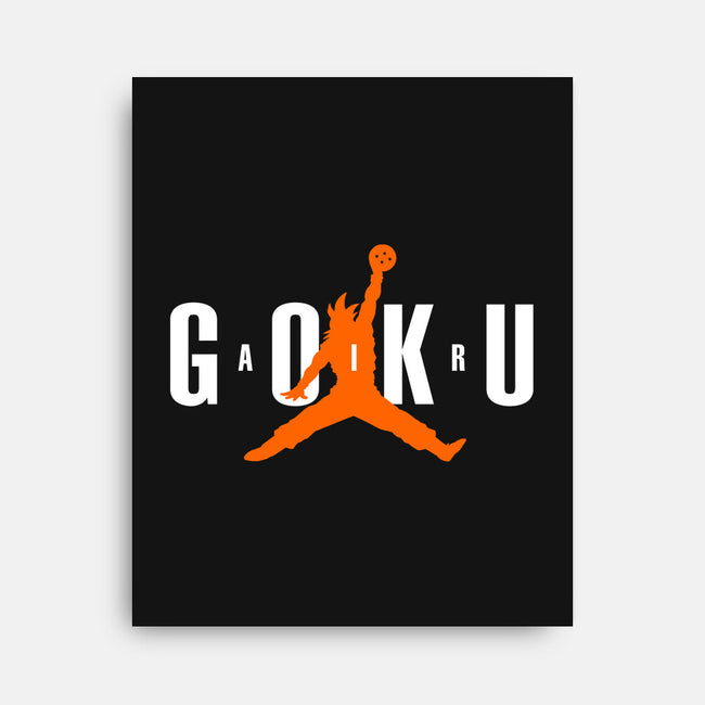 Air Saiyan-none stretched canvas-OtakuTeez